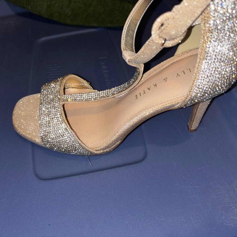 Katie and kelly sparkle high heels
